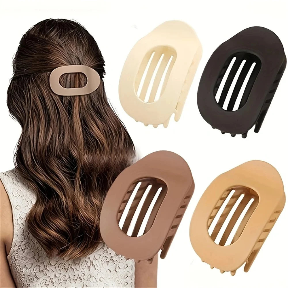 4PCS Matte Acrylic Duckbill Hair Clips Set for Women