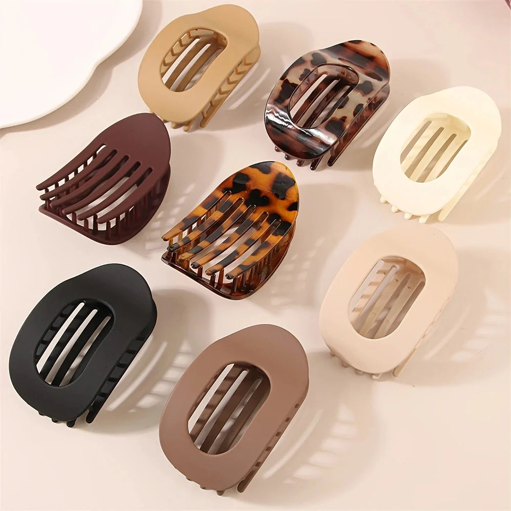 4PCS Matte Acrylic Duckbill Hair Clips Set for Women