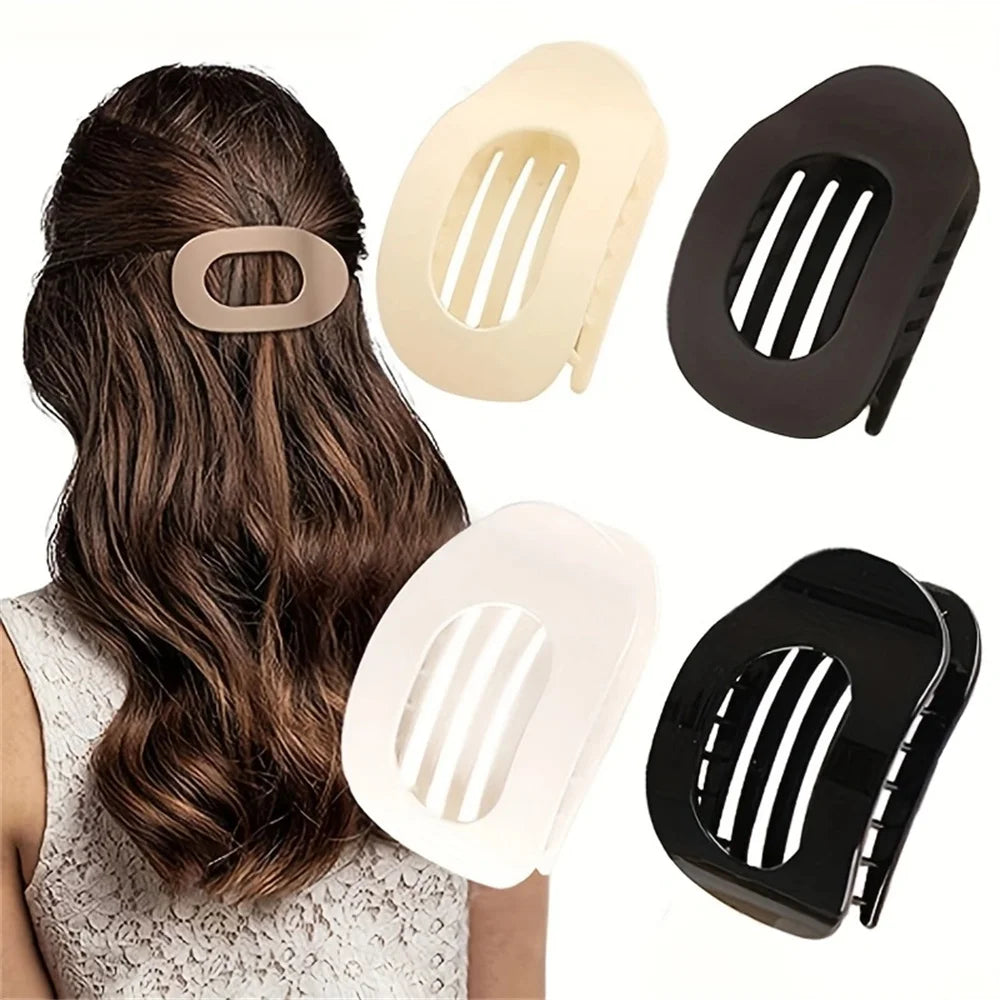4PCS Matte Acrylic Duckbill Hair Clips Set for Women