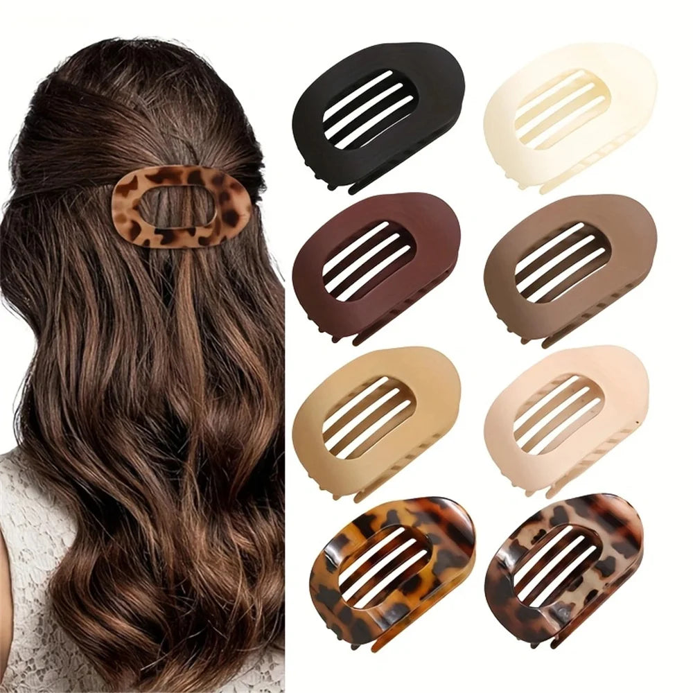 4PCS Matte Acrylic Duckbill Hair Clips Set for Women