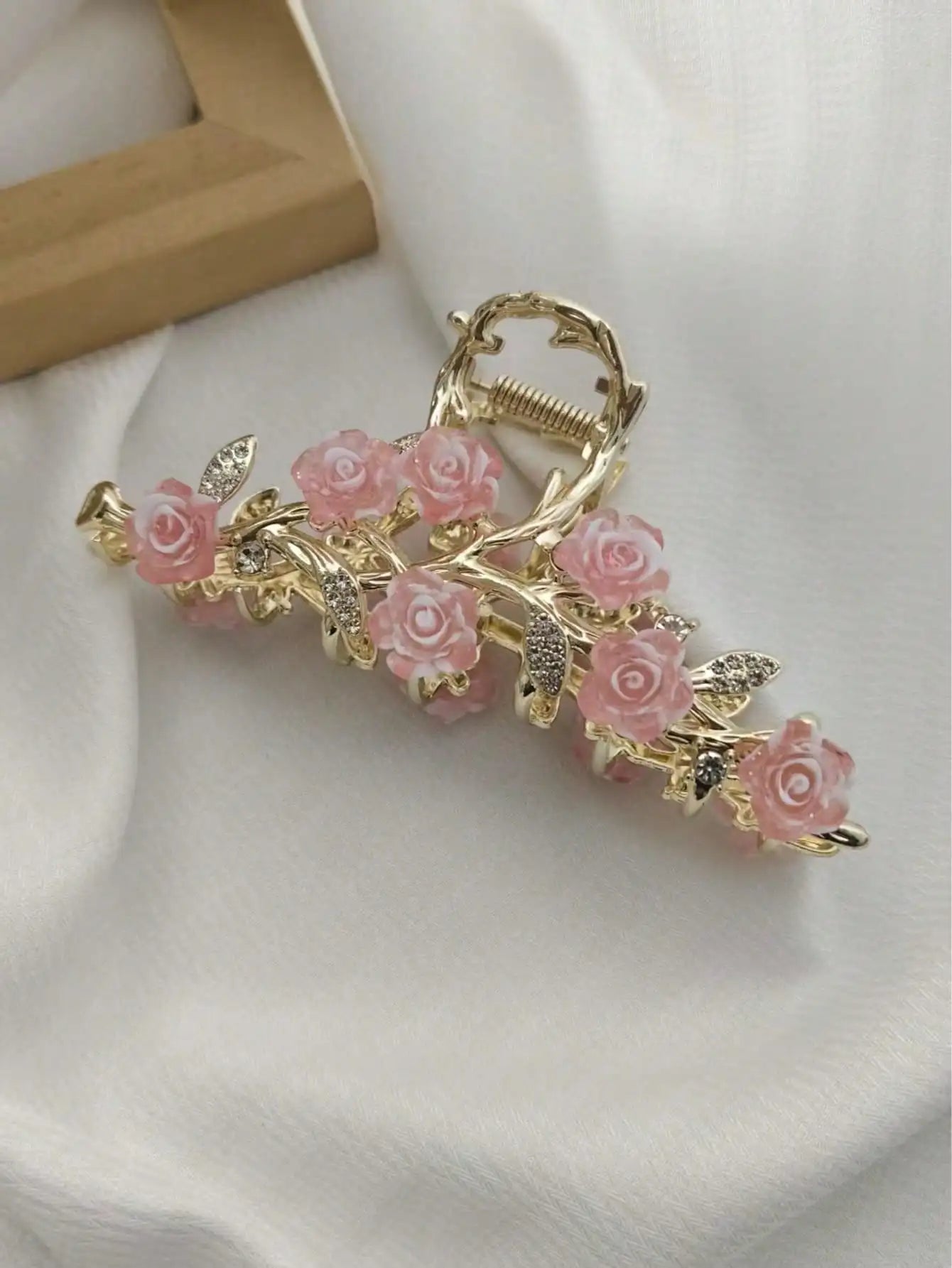 Antique Rose Hair Claw Clip for Women