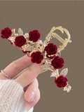 Antique Rose Hair Claw Clip for Women
