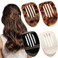 4PCS Matte Acrylic Duckbill Hair Clips Set for Women