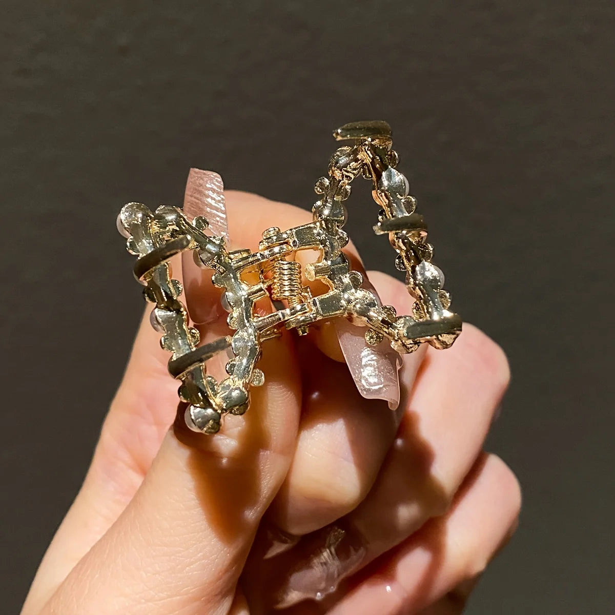 8PCS Pearl & Diamond Hair Clips Set