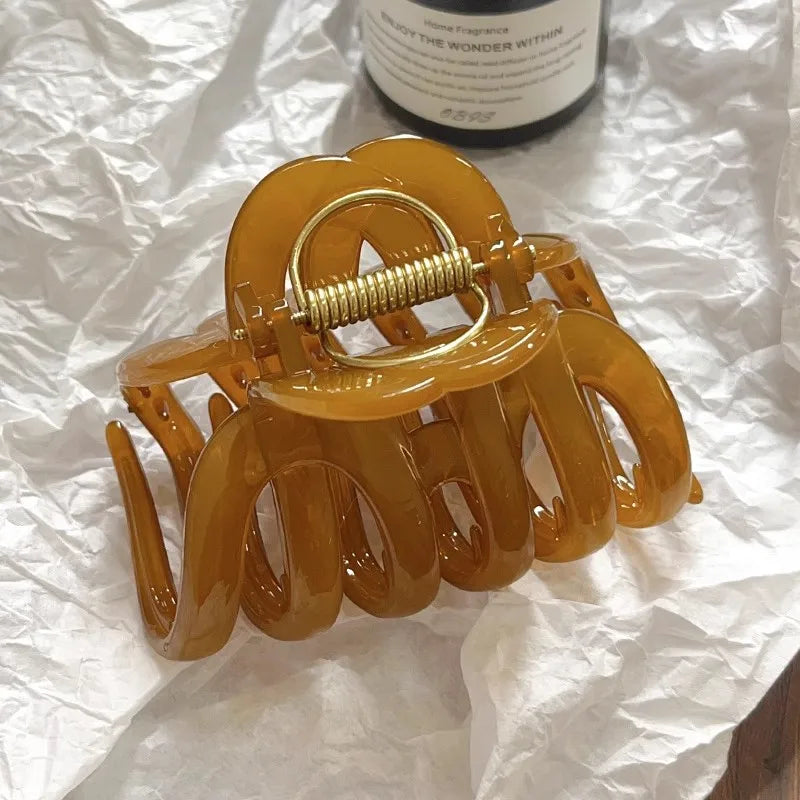 Pumpkin Hair Claw Clip for Women